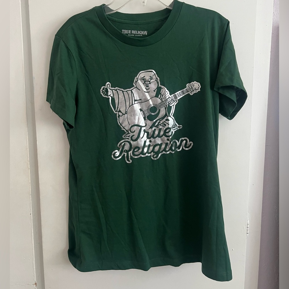 True Religion Green Graphic Tee